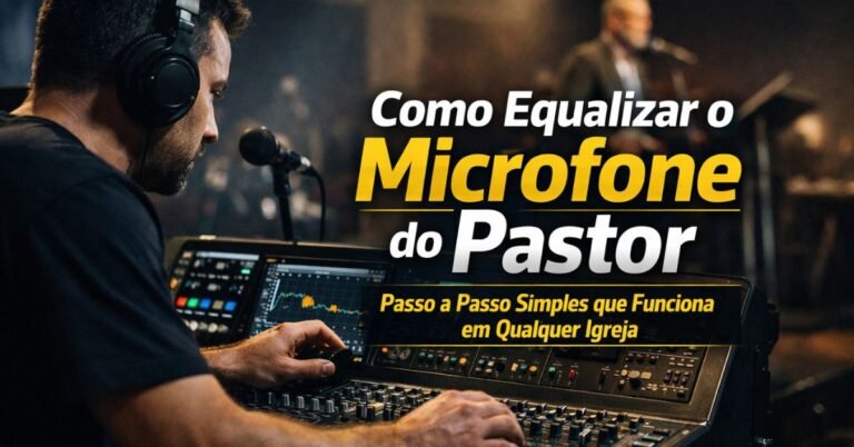 Como equalizar o som do pastor?