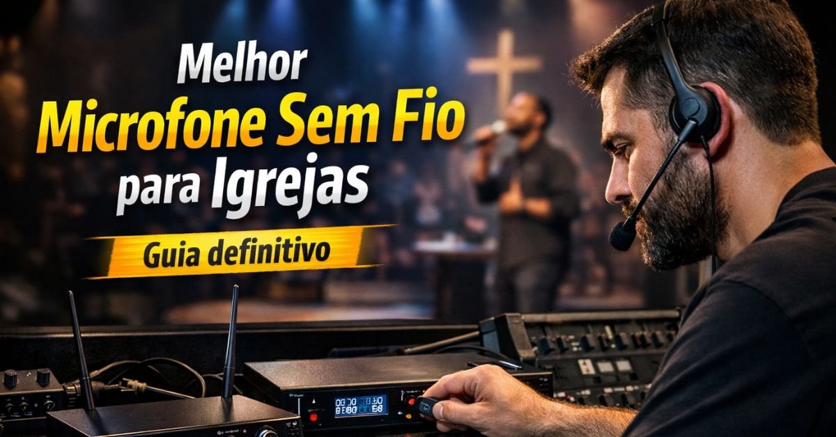 Melhor Microfone Sem Fio para Igrejas