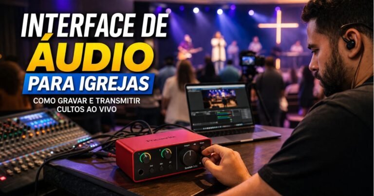 Interface de Áudio para Igrejas